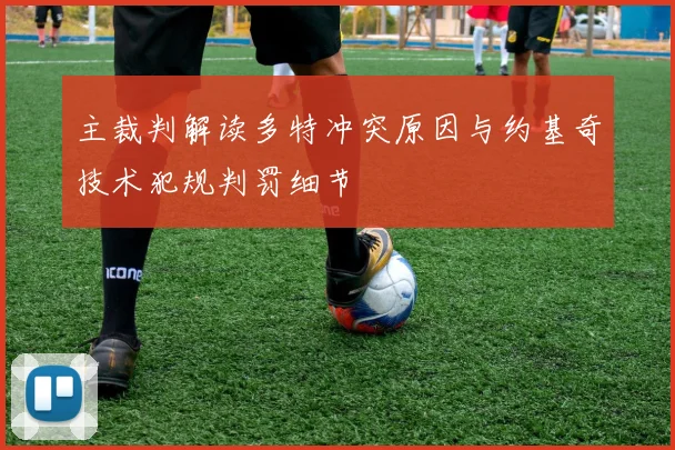 主裁判解读多特冲突原因与约基奇技术犯规判罚细节